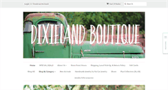 Desktop Screenshot of dixielandboutique.com